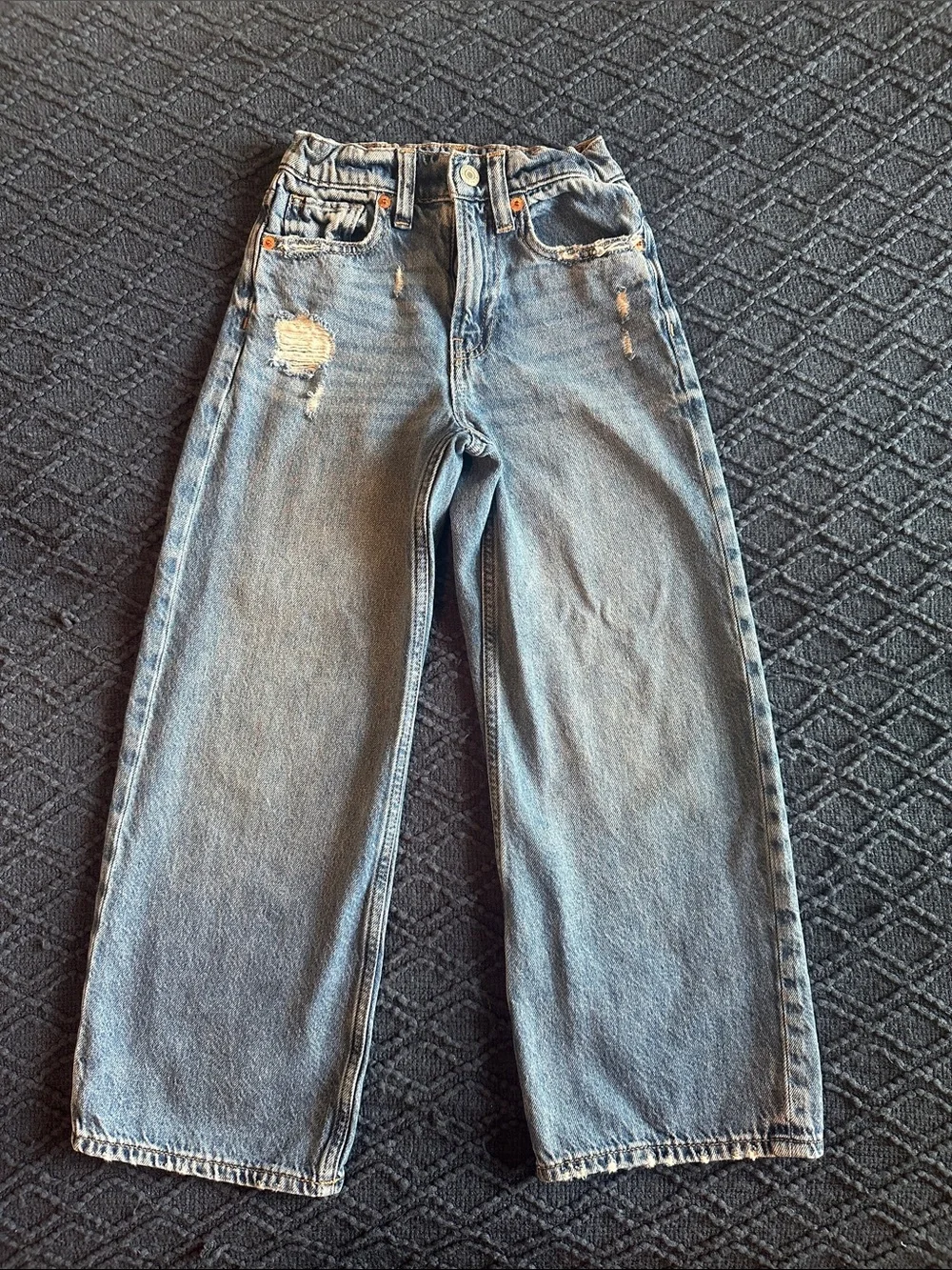 Gap Kids Girl’s Slim Low Stride wide leg jeans